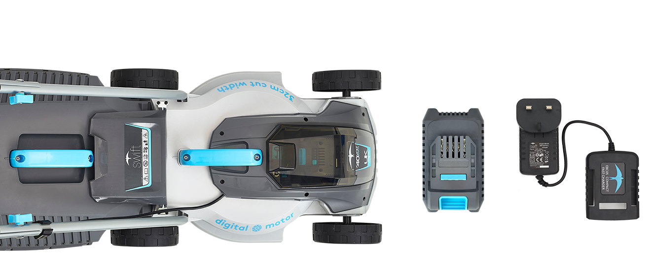40v Compact cordless lawnmower